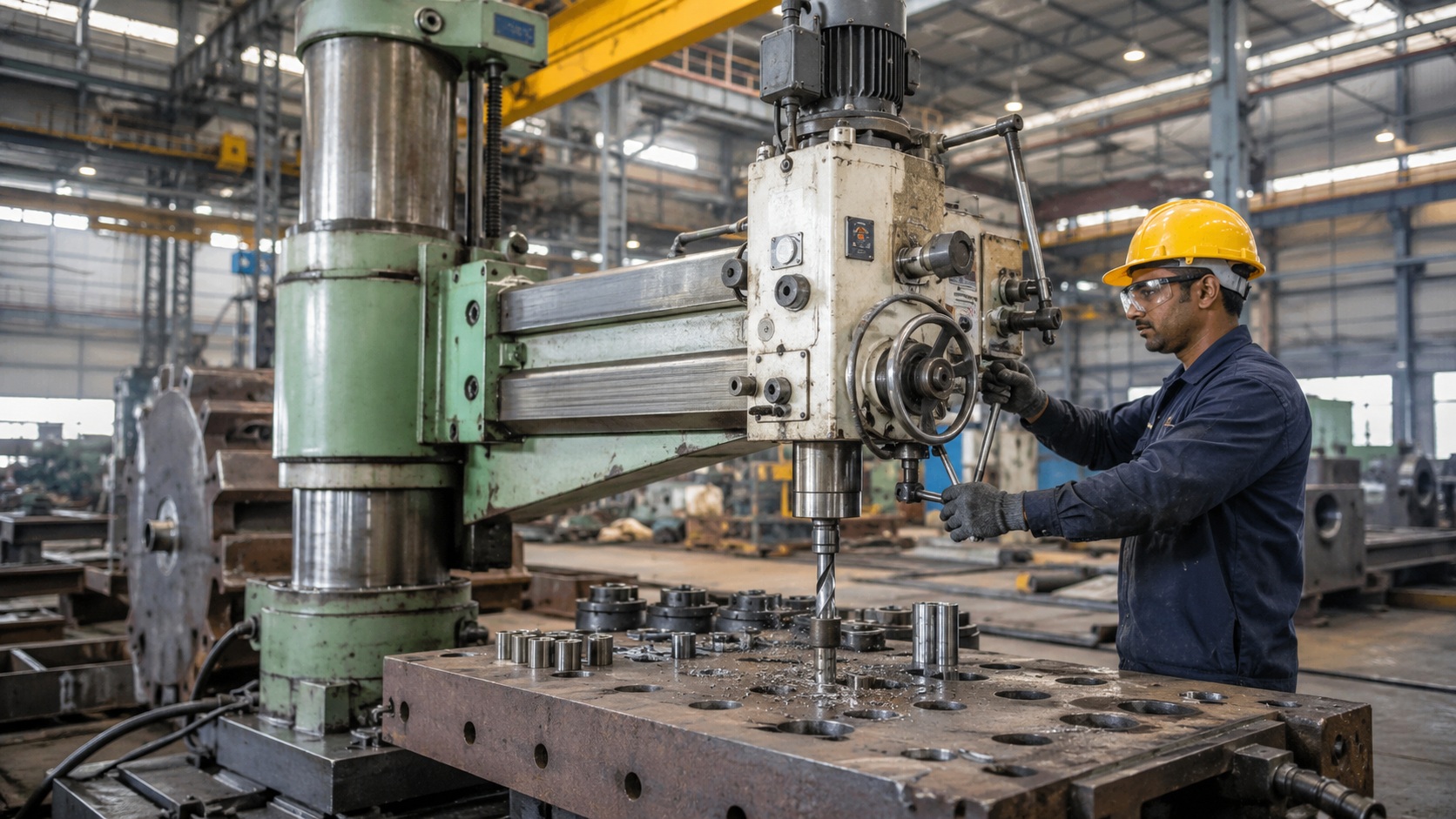 What Operations Can Be Performed on a Radial Drilling Machine